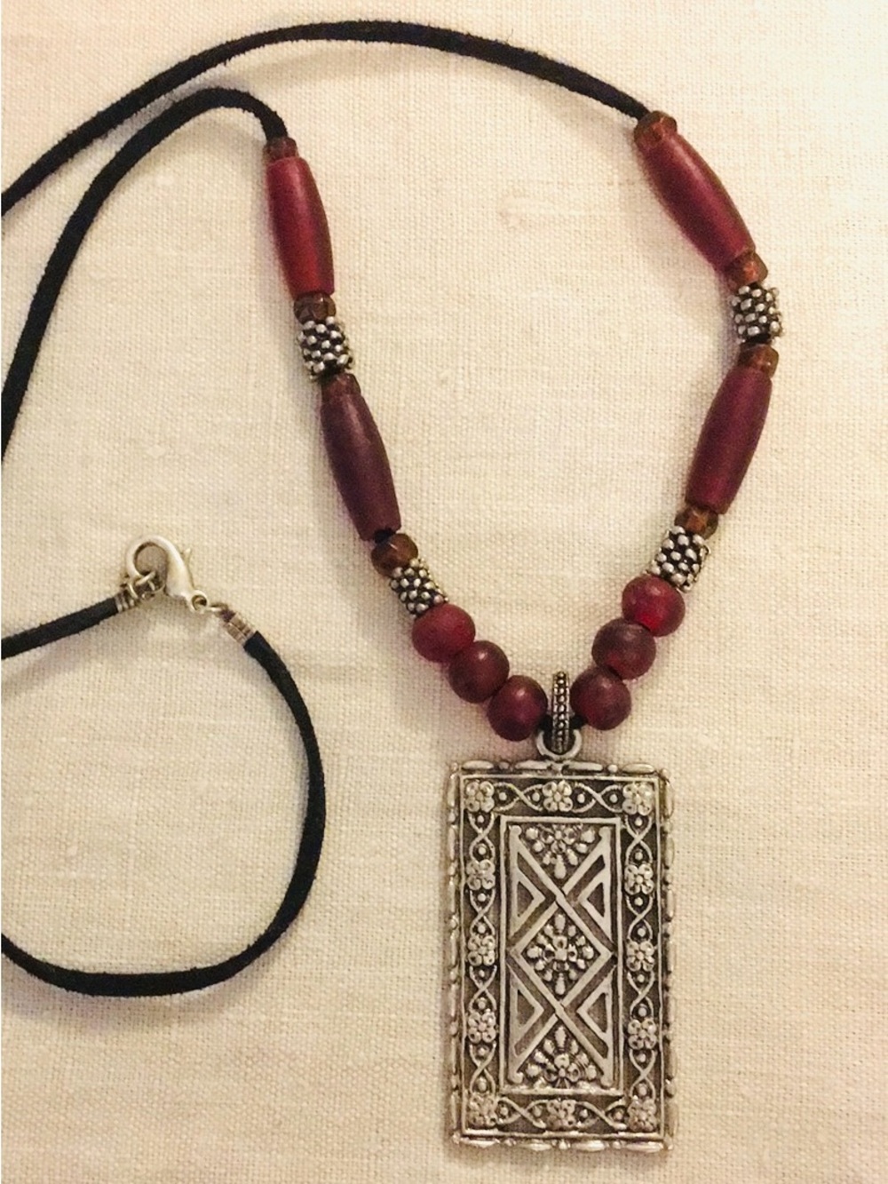 Pewter Pendant necklace